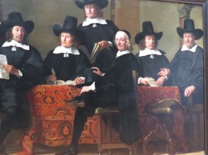 The Governors of the Amsterdam Wine Merchants' Guild by Ferdinand Bol